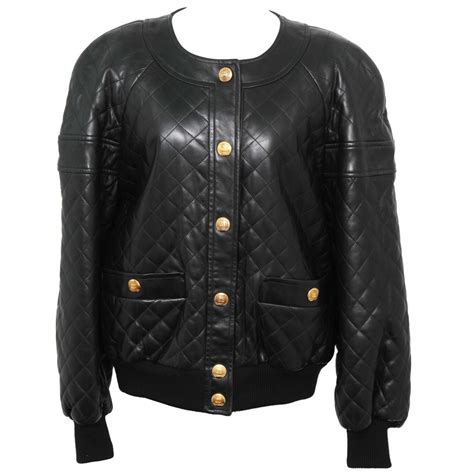 coco chanel blazer|chanel leather bomber jacket.